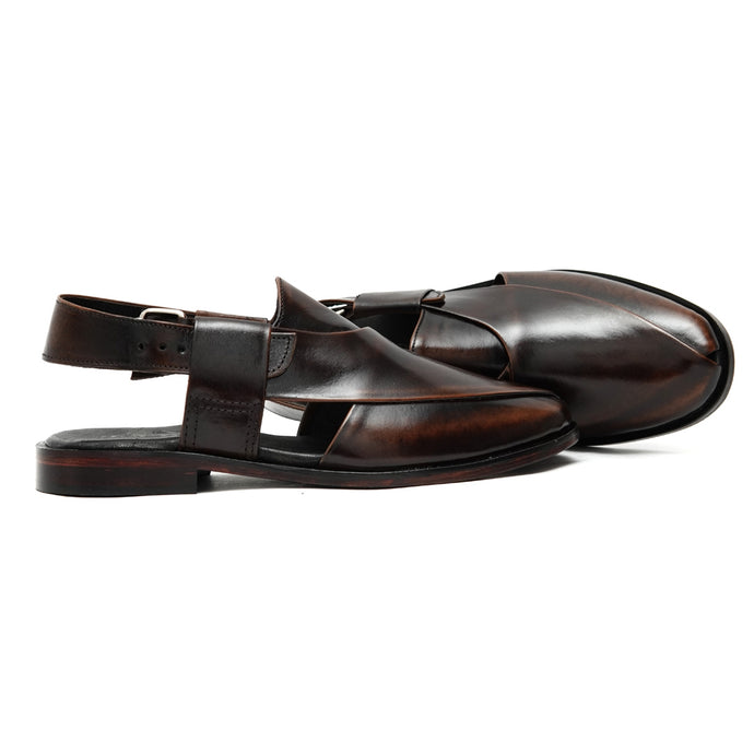 Brown Peshawari Chappal