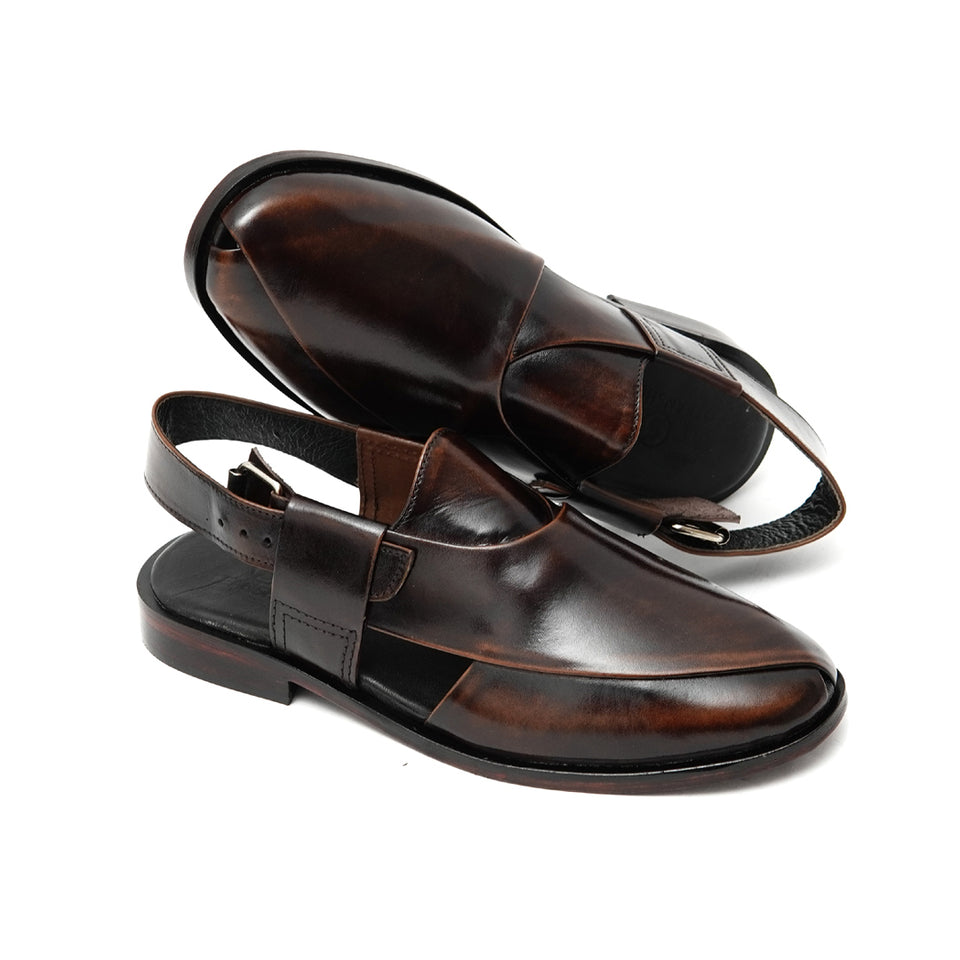 Brown Peshawari Chappal