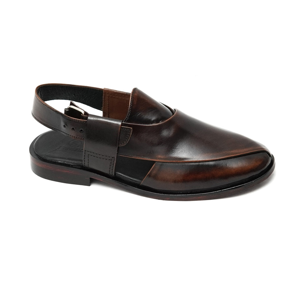 Brown Peshawari Chappal