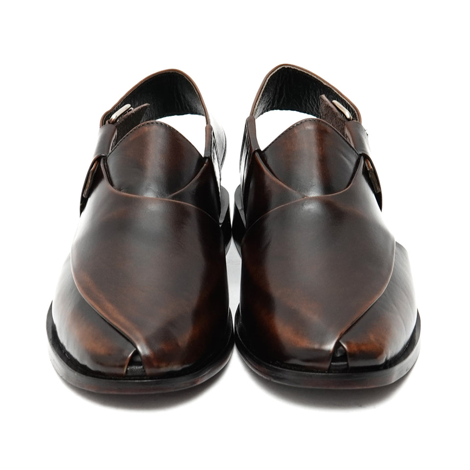 Brown Peshawari Chappal